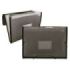 Ingraf Carpeta Frame Fuelle 13 Bolsillos Tamaño A4 - Polipropileno Translucido - Gomas y Solapas - Color Gris