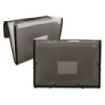 Ingraf Carpeta Frame Fuelle 13 Bolsillos Tamaño A4 - Polipropileno Translucido - Gomas y Solapas - Color Gris