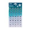 Apli Bolsa de Pegatinas Estrella Plata Metalizado - Adhesivo Permanente - Ideal para Scrapbooking - Decoracion Versatil - Estimula Creatividad Infantil - Color Plata