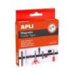 Apli Cinta Adhesiva Magnetica - Adhesivo por un Lado - Magnetico por el Otro - Facil de Cortar - Ideal para Manualidades y Fijacion en Superficies Metalicas - Color Negro