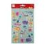 Apli Bolsa de Pegatinas Safari - Relieve y Detalles Metalizados - Adhesivo Permanente - Ideal para Scrapbooking y Decoracion - Estimula Creatividad y Psicomotricidad Infantil
