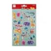 Apli Bolsa de Pegatinas Safari - Relieve y Detalles Metalizados - Adhesivo Permanente - Ideal para Scrapbooking y Decoracion - Estimula Creatividad y Psicomotricidad Infantil