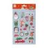 Apli Bolsa de Pegatinas Navideñas Reno - Adhesivo Permanente - 22 Pegatinas Surtidas - Ideal para Decorar Regalos y Tarjetas - Estimula Creatividad y Psicomotricidad Fina en Niños