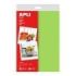 Apli Pack de 10 Hojas de Fieltro A4 - 40% Lana Natural - Grosor 250gr - Resistente y Suave - Facil de Cortar y Pegar - Color Verde