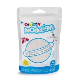 Pack Carioca Modelight Pasta de Moldear Super Ligera - Elastica y Maleable - Se Seca al Aire - No Ensucia las Manos - Color Blanco