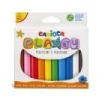 Carioca Pack de 10 Plastilinas - Facil de Usar - No Se Seca - Reutilizable - Colores Brillantes y Mezclables - Libre de Gluten - Color Varios