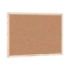 Bi-Office Tablero de Corcho Doble Cara 600x400mm Marco Natural