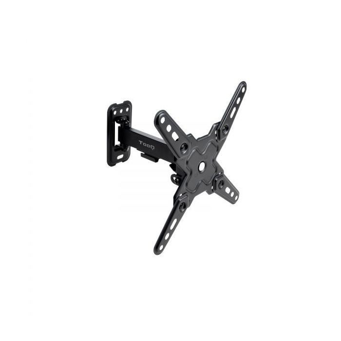 Tooq Soporte de Pared con Brazo para Pantallas de 13"-43" - Giratorio e Inclinable - Gestion de Cables - Peso Max 20kg - VESA Max. 200x200mm - Color Negro