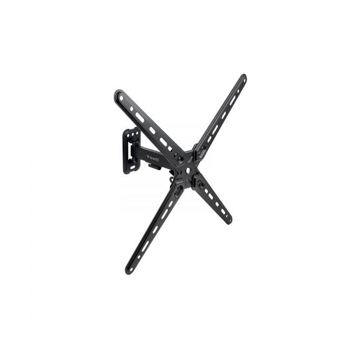 Tooq Soporte de Pared con Brazo para Pantallas de 13"-55" - Giratorio e Inclinable - Gestion de Cables - Peso Max 25kg - VESA Max. 400x400mm - Color Negro