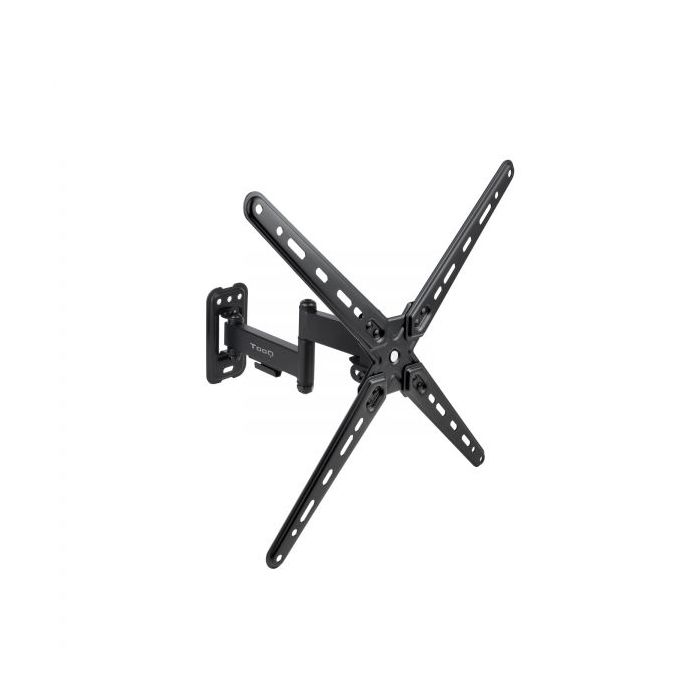 Tooq Soporte de Pared con Brazo Articulado para Pantallas de 13"-55" - Giratorio e Inclinable - Gestion de Cables - Peso Max 25kg - VESA Max. 400x400mm - Color Negro