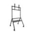 Tooq iDreams Soporte de Suelo con Ruedas para Pantallas de 37-86" - Bandeja Inferior Multiusos - Ruedas con Sistema de Bloqueo - Gestion de Cables - Peso Max 80kg - VESA Max 600x400 - Color Negro