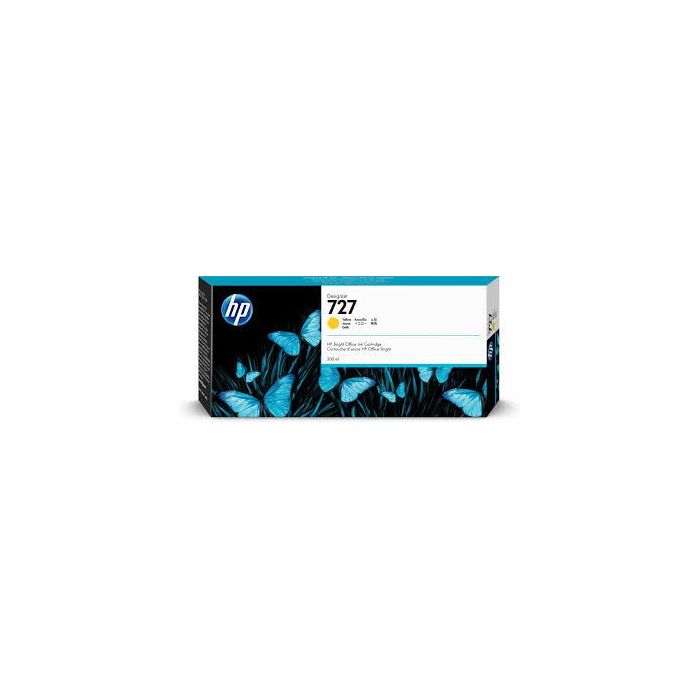 HP F9J78A Amarillo Cartucho de Tinta Original - 727