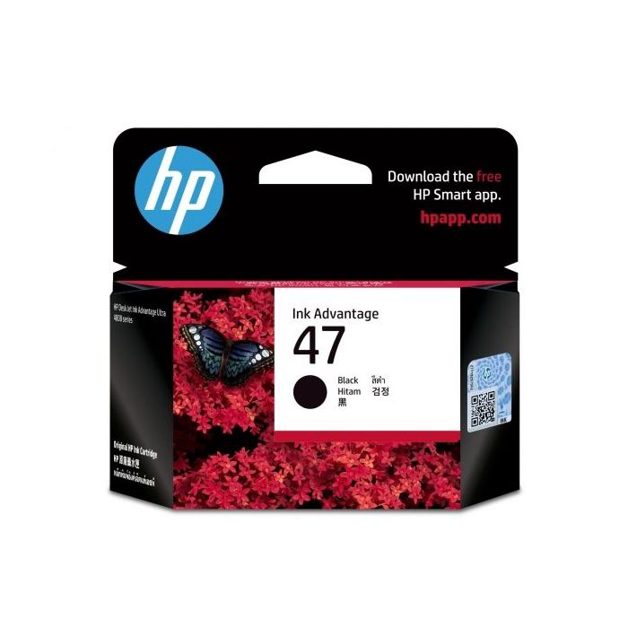 HP 6ZD21AE Negro Cartucho de Tinta Original - 47