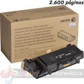 Xerox Phaser 3330VDNI/WorkCentre 3335VDNI/3345VDNI Negro Cartucho de Toner Original - 106R03620