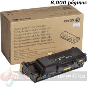 Xerox Phaser 3330VDNI/WorkCentre 3335VDNI/3345VDNI Negro Cartucho de Toner Original - 106R03622