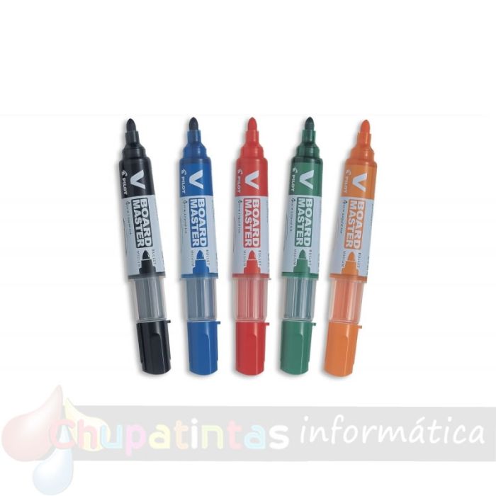 Pilot V-Board Master Begreen Pack de 5 Rotuladores para Pizarra Blanca Colores Variados-2