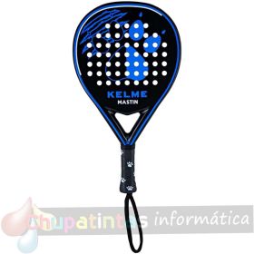 Kelme Mastín Pala de Pádel - Forma Mixta - Marco y Cara 100% Fibra de Vidrio - Núcleo Goma Eva-1