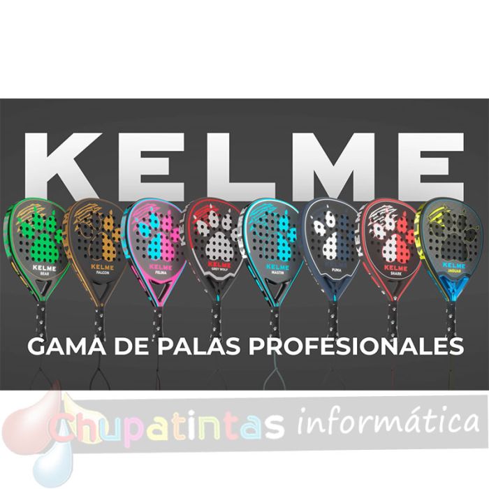 Kelme Mastín Pala de Pádel - Forma Mixta - Marco y Cara 100% Fibra de Vidrio - Núcleo Goma Eva-5