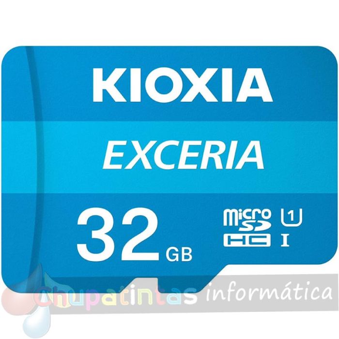 Kioxia Exceria Tarjeta Micro SDHC 32GB UHS-I Clase 10 con Adaptador-1