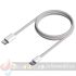 Aisens Cable Lightning a USB-C USB 2.0 - Lightning/M-USB-C/M - 20cm - Color Blanco-2