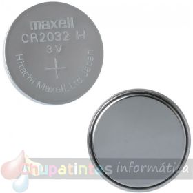 Maxell Pack de 5 Pilas Litio de Botón CR2032 3V-3