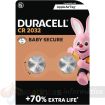Duracell DL2032B2 Pila de Boton de Litio CR2032 3V (2 unidades)