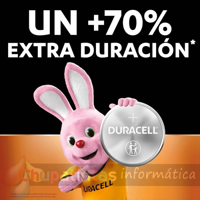 Duracell Pack de 2 Pilas Litio de Botón CR2032 3V-2