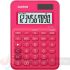 Casio MS7UC Calculadora de Escritorio - Tecla Doble Cero - Pantalla LCD de 10 Dígitos - Solar y Pilas - Color Rojo-1