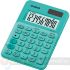 Casio MS7UC Calculadora de Escritorio - Tecla Doble Cero - Pantalla LCD de 10 Dígitos - Solar y Pilas - Color Verde-2