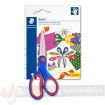 Staedtler Noris 965 Tijera Escolar de Seguridad - Agarre Ergonomico Suave - Cuchillas Romas - Longitud 14cm