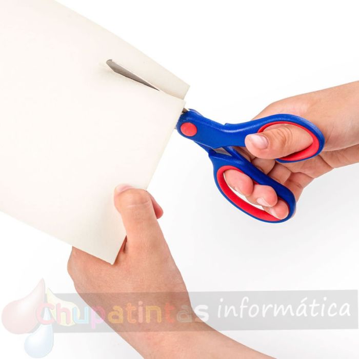 Staedtler Noris 965 Tijera Escolar de Seguridad - Agarre Ergonómico Suave - Cuchillas Romas - Longitud 14cm-5