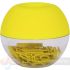 Apli Flúor Collection Dispensador de Clips - 70x60 mm - Tapa Magnética - Amarillo Fluorescente-2