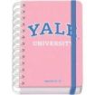 Dohe YALE Pink Lady Agenda Escolar Espiral Wire?o A6 - Dia Pagina - Papel 80g/m2 - Cubierta de Carton Plastificado - Cierre con Goma Elastica - Color Rosa