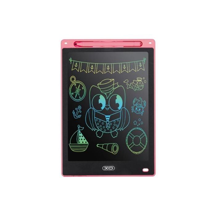 XO Tableta Digital - Pantalla 10" - Hueco Porta Lapiz - Borrado con un Solo Toque - Color Rosa