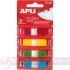 Apli Índices Adhesivos Film Zigzag 45x12mm 4 Dispensadores de 35 Índices de 4 Colores - Zigzag - Multicolor-1