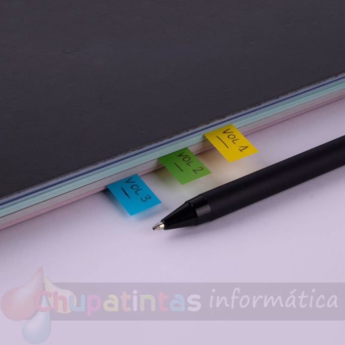 Apli Índices Adhesivos Film Zigzag 45x12mm 4 Dispensadores de 35 Índices de 4 Colores - Zigzag - Multicolor-4