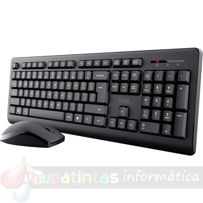 Trust Primo Pack de Teclado USB Inalámbrico + Ratón USB Inalámbrico 3 Botones-2