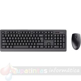 Trust Primo Pack de Teclado USB Inalámbrico + Ratón USB Inalámbrico 3 Botones-1