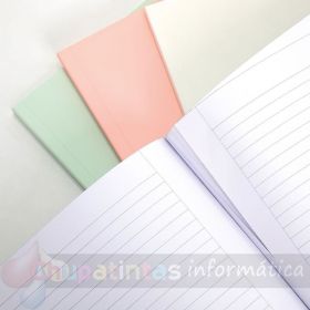 Milan Serie 1918 Libreta Encolada Formato A4 Pautado 7mm - 48 Hojas de 95 gr/m2 - Microperforado - Tapa Blanda - Color Rosa