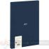Milan Serie 1918 Libreta Encolada Formato A4 Pautado 7mm - 48 Hojas de 95 gr/m2 - Microperforado - Tapa Blanda - Color Azul Oscuro