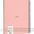Milan Serie 1918 Cuaderno Espiral Formato A4 Pauta 7mm - 80 Hojas de 95 gr/m2 - Microperforado, 4 Taladros - Color Rosa-2