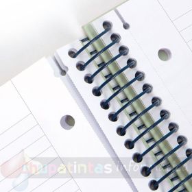 Milan Serie 1918 Cuaderno Espiral Formato A4 Pauta 7mm - 80 Hojas de 95 gr/m2 - Microperforado, 4 Taladros - Color Rosa-3