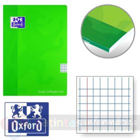 Oxford Classic Pack de 10 Libretas Grapadas Formato A5+ Cuadriculado 4x4mm - Colores Surtidos-3