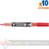 Pilot V-Board Master S Begreen Rotulador para Pizarra Blanca - Punta Redonda 3.5mm - Recargable - Color Rojo