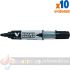 Pilot V-Board Master Begreen Rotulador para Pizarra Blanca - Punta Redonda 6mm - Recargable - Color Negro