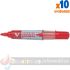 Pilot V-Board Master Begreen Rotulador para Pizarra Blanca - Punta Redonda 6mm - Recargable - Color Rojo