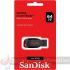Sandisk Cruzer Blade Memoria USB 2.0 64GB - Ultra Compacta - Color Negro/Rojo (Pendrive)-1