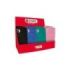 Enri Expositor de 20 Estuches Portatodo de 1 Compartimento - Fabricados en Neopreno - Colores Negro, Rosa, Azul y Verde