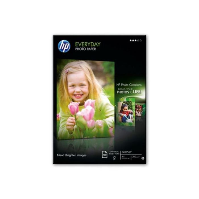 HP Q2510A Papel Fotografico Everyday Glossy 100 Hojas A4 200gr