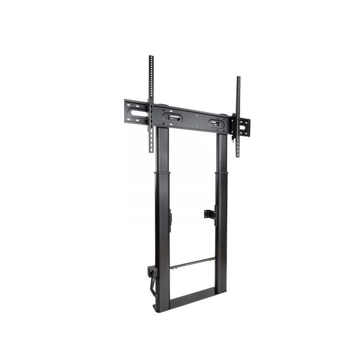 Tooq Lottus Soporte de Suelo/Pared para Pantallas de 55-100" - Regulacion de Altura - Peso Max 100kg - VESA Max 1000x600 - Color Negro